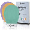 Glowara Gentle 150D exfoliating glove 3 pack